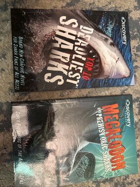 Discovery Channel Shark Graphic Novels - Megalodon & Deadliest Sharks